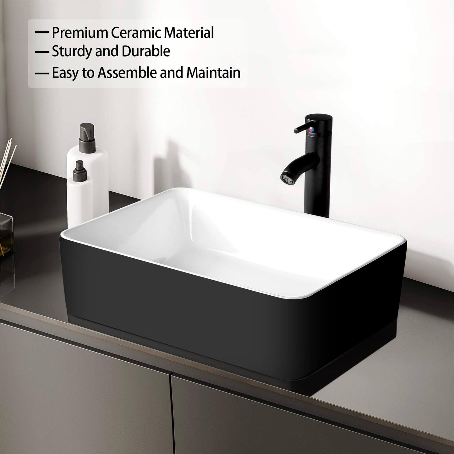 Rectangular Bathroom Sink#style_19" x 15"