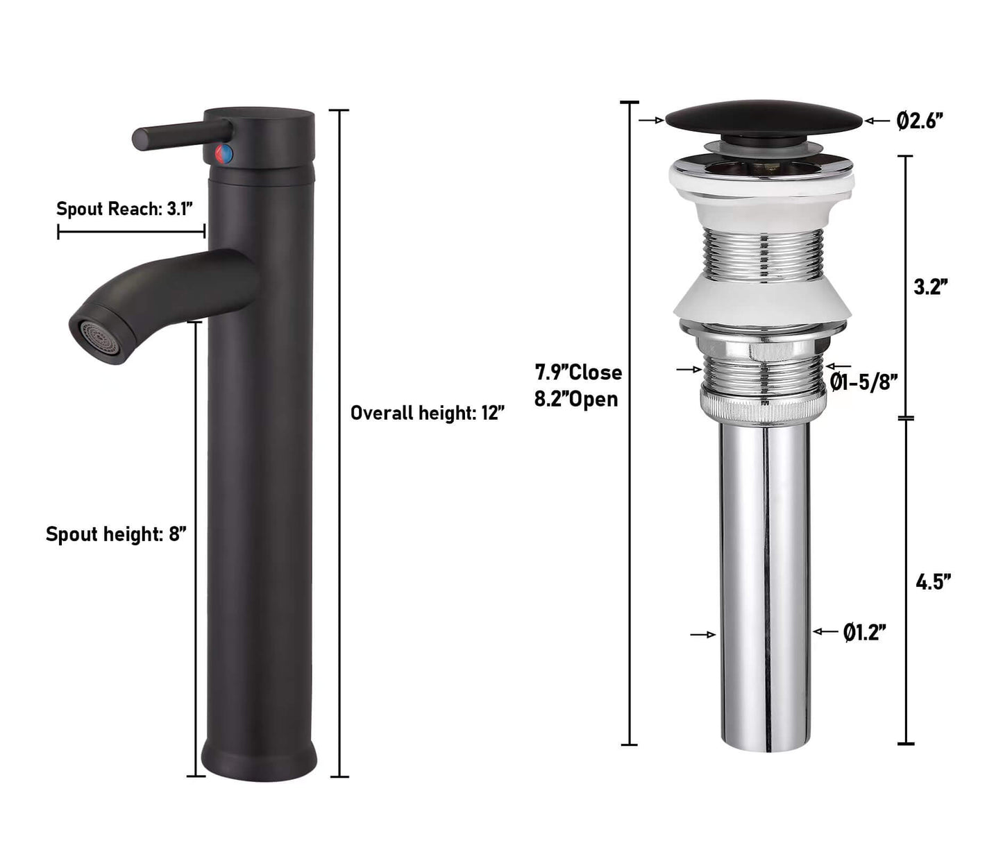 Rectangular Bathroom Sink#style_16" x 12"