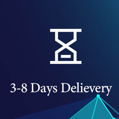 3-8 Days Delievery