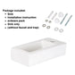 Small Wall Mounted Bathroom Sink, 14.7"x7"#left