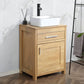 24 Inch Bathroom Vanity Sink Combo#color_oak