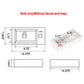 Small Wall Mounted Bathroom Sink, 14.7"x7"#left