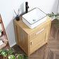 24 Inch Bathroom Vanity Sink Combo#color_oak