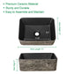 Rectangle Bathroom Sink Above Counter 16'' x 12''