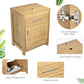 24 Inch Bathroom Vanity Sink Combo#color_oak