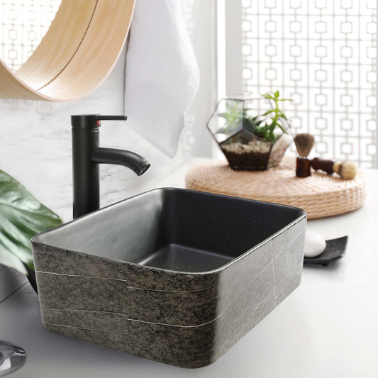 Rectangle Bathroom Sink Above Counter 16'' x 12''