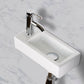 Small Wall Mounted Bathroom Sink, 14.7"x7"#right