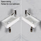 Small Wall Mounted Bathroom Sink, 14.7"x7"#right#left